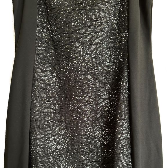 R&M Richards Black and Silver Dress Suit, Size 6, Pre-owned - Picture 3 of 9